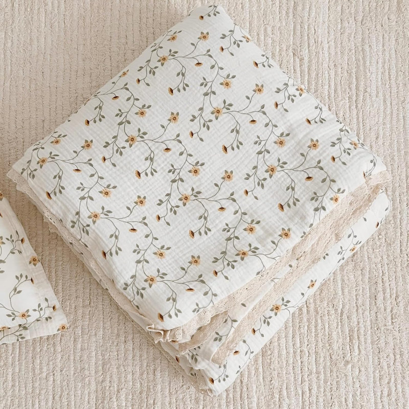 Mignon courtepointe / couverture en coton 2 couches