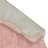 Offerman Blush Pink Faux Rabbit Fur Area Rug-960309372