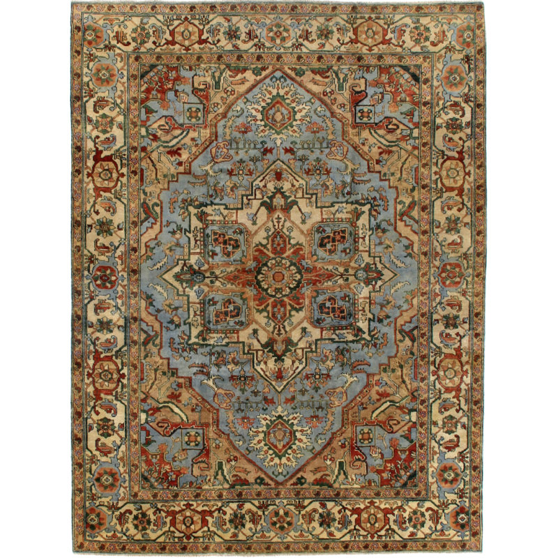 Serapi Wool Oriental Area Rug, Rectangle 9' x 12'