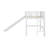 Twin Size Low Loft Bed Loft Bed ,Wood Loft Bed With Ladder And Slide-1224453663