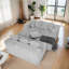 Canapé modulaire modulaire en U