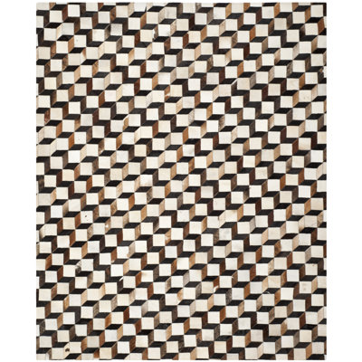 Tapis brun / ivoire Stasia