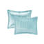 Édredon en fausse fourrure bleu sarcelle - Double / grand-118755881