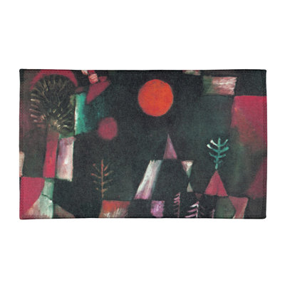 Tapis rouge/noir full moon