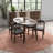 Ayberk 4 - Person Solid Wood Solid Wood Top Four Leg Dining Set-81843650-81843651