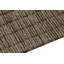 Wool Striped Area Rug in Brown/Gray