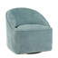 Fauteuil demi-tonneau pivotant de 30 po Casimira-913428637