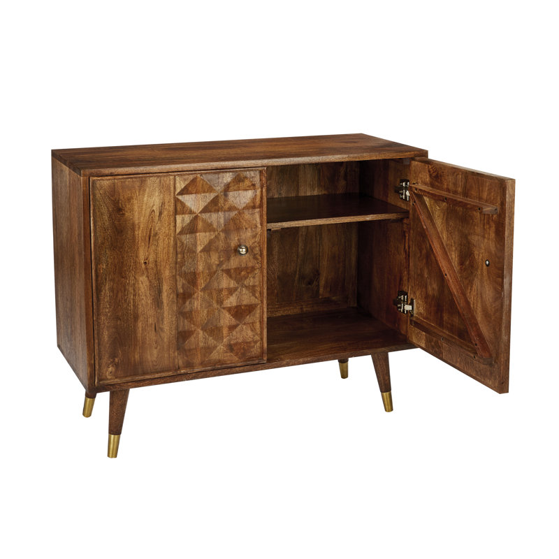 Binion 95cm Solid Wood Sideboard
