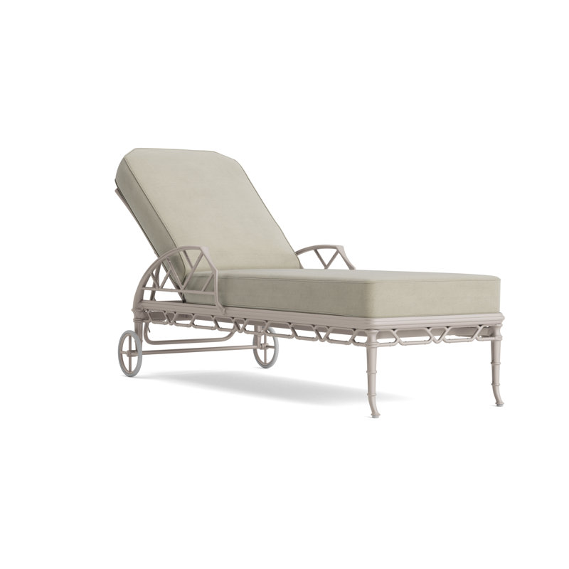 Calcutta Outdoor Chaise Lounge, Dove Smooth, Fusion Moccasian