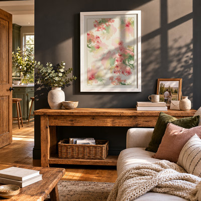 Scattered Bloom Botanical - Framed Print