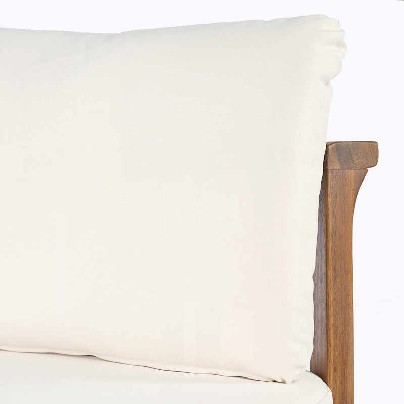 Chaise de salle à manger en bois pour l'extérieur (ensemble de 2)