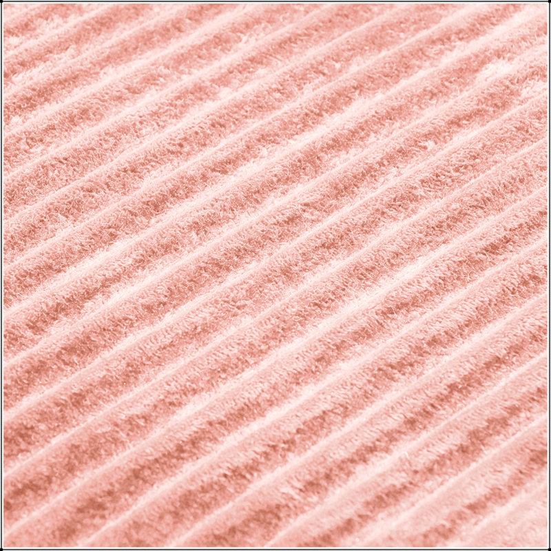 Repose-pieds rose moelleux sans assemblage, parfait pour un confort instantané et un décor moderne, Rose