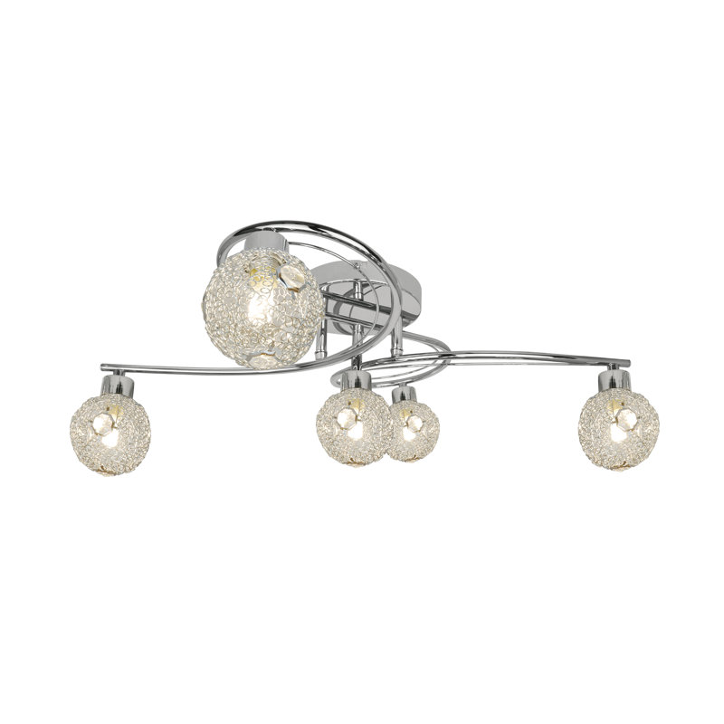 Deveraux Glass Semi Flush Mount