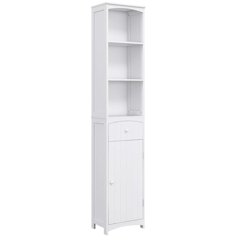 Armoire de rangement pour salle de bain, unité de rangement autoportante pour salle de bain