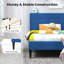 Lit plateforme tapissier Winston Porter-1422474532
