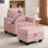 Single sofa recliner and a matching storage ottoman