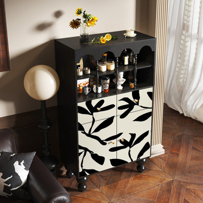 Armoire d'appoint en bois de style français