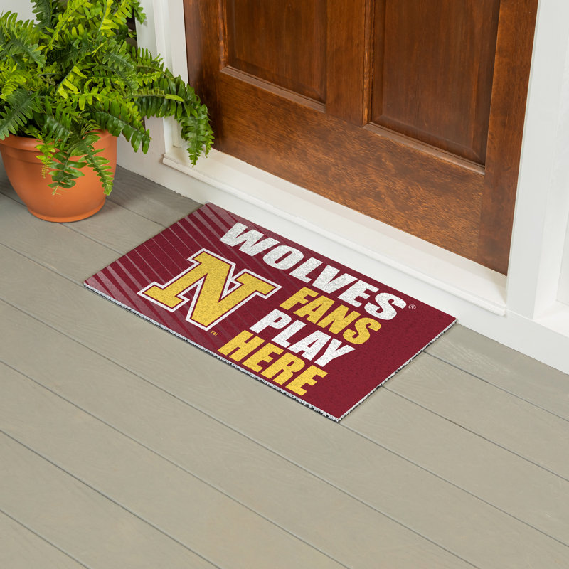 Tapis en PVC de l'Université Northern State, 28 po x 16 po