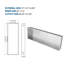 37" X 13" Stainless Steel Shower Niche-1028693391