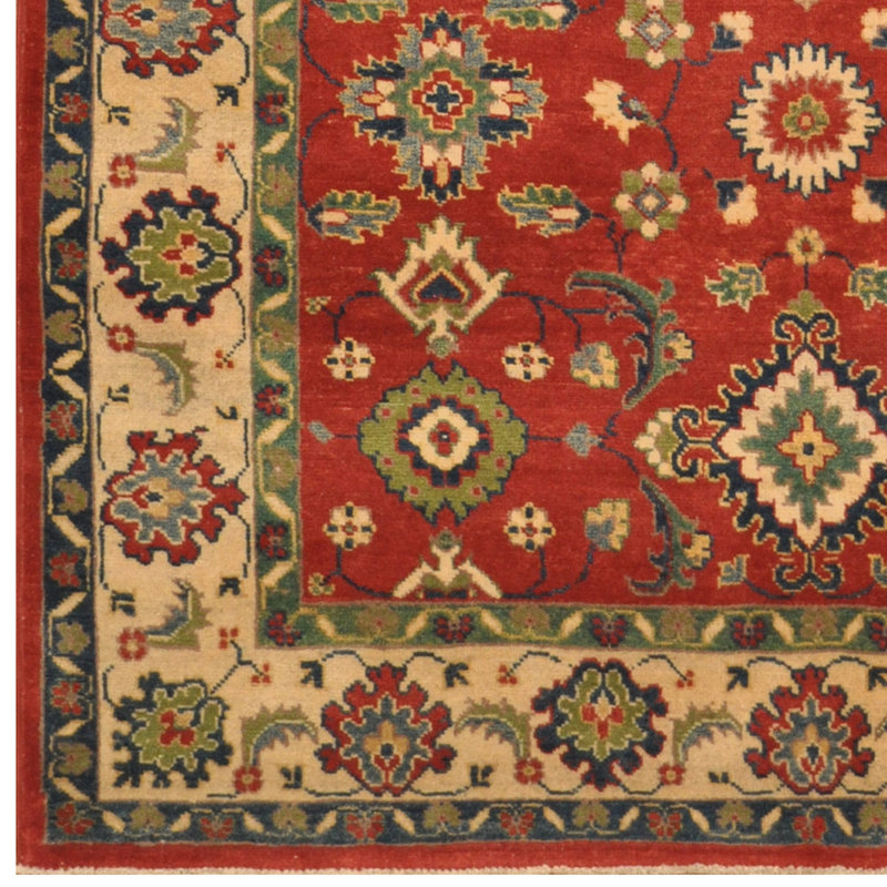 Tapis en laine Kazak fabriqué à la main Tribal