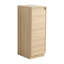 Meuble-lavabo autoportant de 48 po avec lavabo en céramique blanche et 1 petite armoire de rangement, porte à fermeture douce, chêne blanc américain, contreplaqué