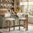 Francile Upholstered Stool with Solid Wood Frame-352002163-352002164