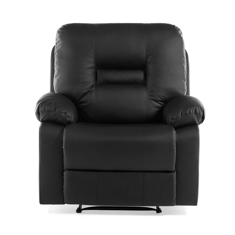 Grant 85cm Wide Club Recliner, Black