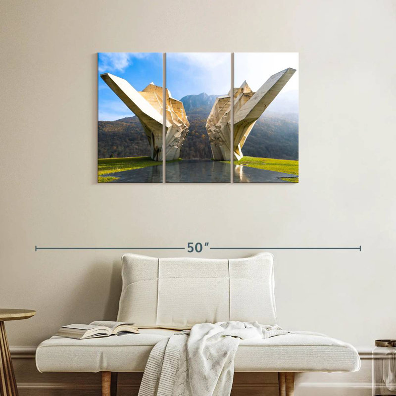 Tjentiste War Memorial, 24" H x 38" W