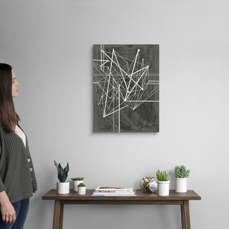 « Vertex I » par Ethan Harper-impression d’art graphique, Toile tendue, H 24 po x l 18 po x 1,25 po