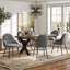 Antin Upholstered Dining Chair With Ergonomic Back And Metal Legs-1941778400