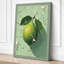 Pear in Geometry Botanical - Wrapped Canvas-935788512-935788517