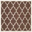 Hand-Tufted Wool Brown/Ivory Rug