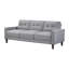 Ensemble de canapé capitonné 3 pièces avec accoudoirs capitonnés beige-1095562111