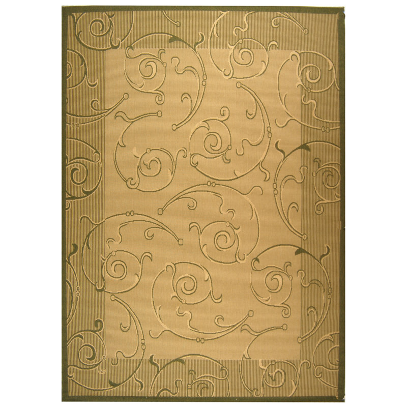 Tapis d'intérieur / extérieur Darryl-James, Rectangle 4 pi x 5 pi 7 po