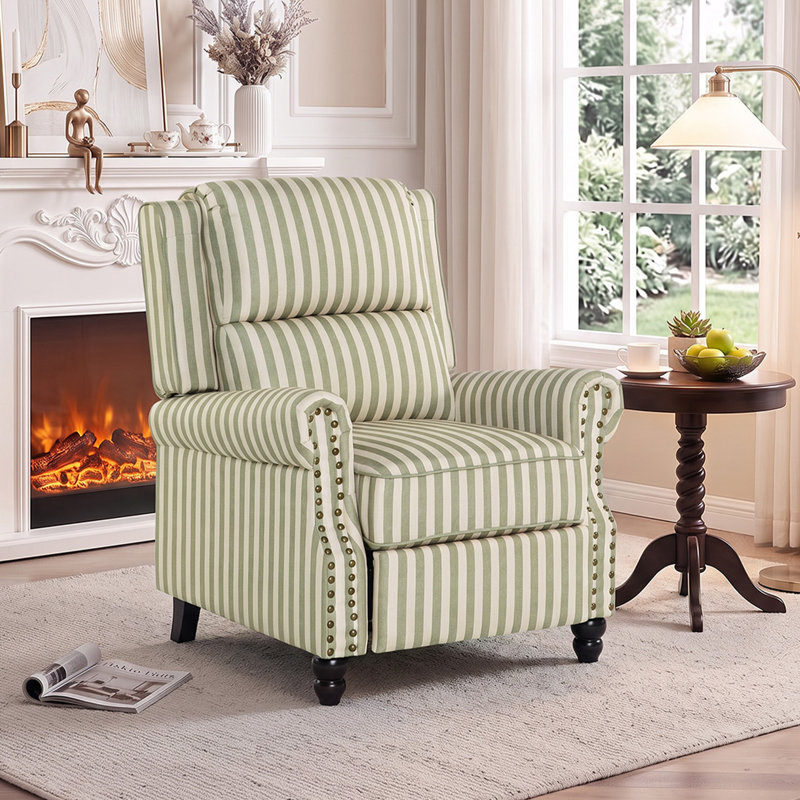 73cm Wide Lift Assist, Green Linen Blend