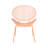 Of 2 Outdoor Chairs, Orange, 25.12"W X 24.92"D, Metal Frame Chairs Retro Style Iron  2 ,