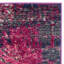 Tapis rose à motif abstrait Hertzler-334092361