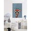 «Trendy Giraffe», reproduction d'art sur toile tendue-1118128064