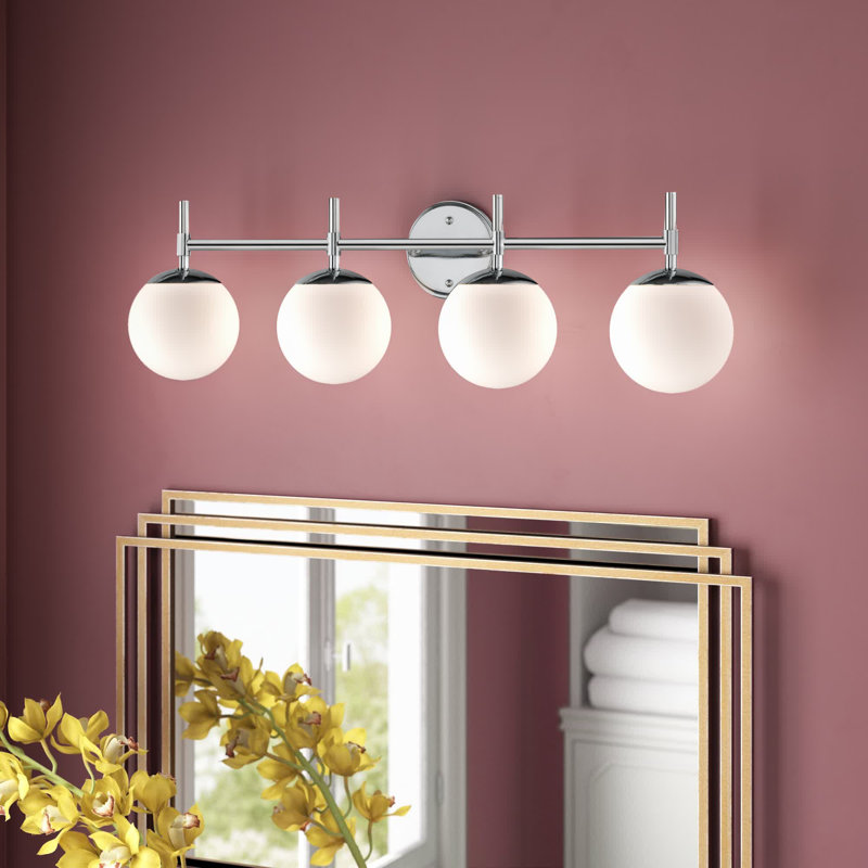 Éclairage de meuble-lavabo à intensité variable Aparicio, Chrome, 4