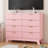 Fluted 8-Drawers Dresser For Bedroom,47''W Boho Storage Dresser & Chest-856192552