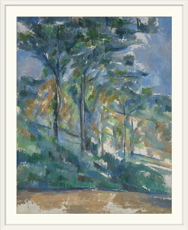 « landscape, c. 1900 » par l’impression de peintures Paul Cezanne, H 48 po x l 38 po x P 1,5 po, Toile