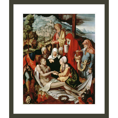 «Lamentation for Christ» par Albrecht Dürer, impression giclée sur cadre