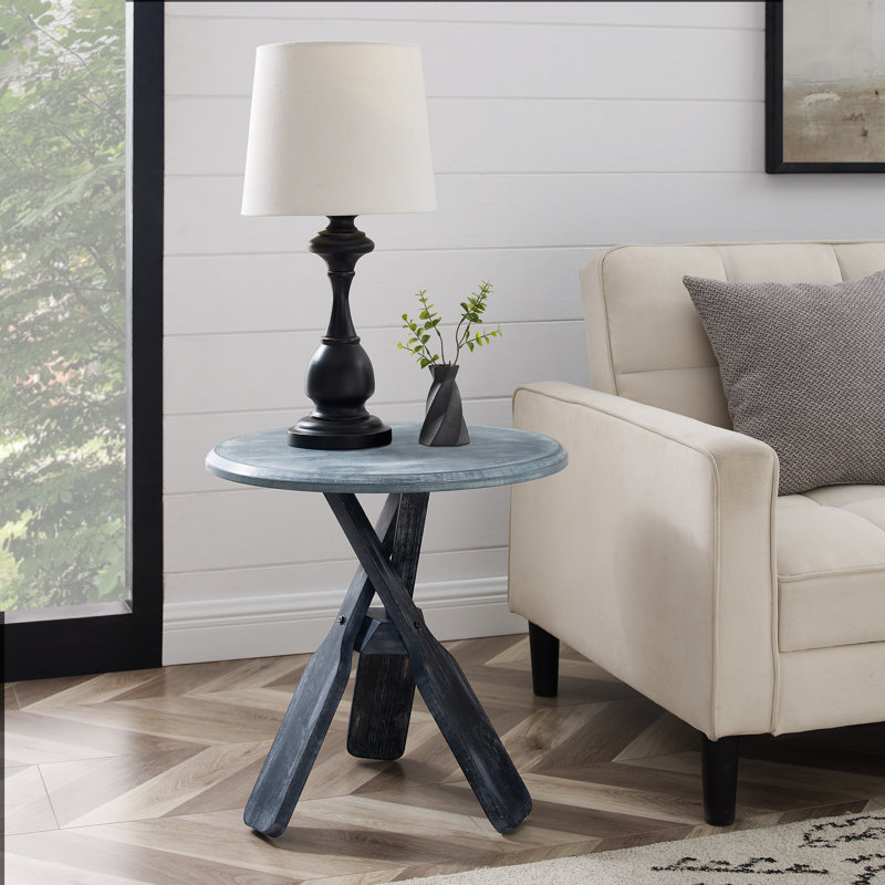 Table d'appoint Hanrahan Coastal, Bleu