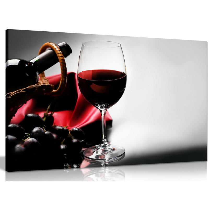 Drink Grape - Wrapped Canvas Print, 61cm H x 91cm W