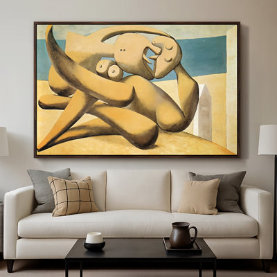 Figures at the Seaside (The Kiss), 1931-Pablo Picasso-Framed Gallery Wrapped Canvas