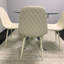 Maya Round Glass Dining Table with 4 Gem Chairs Chrome Finish-1664413938
