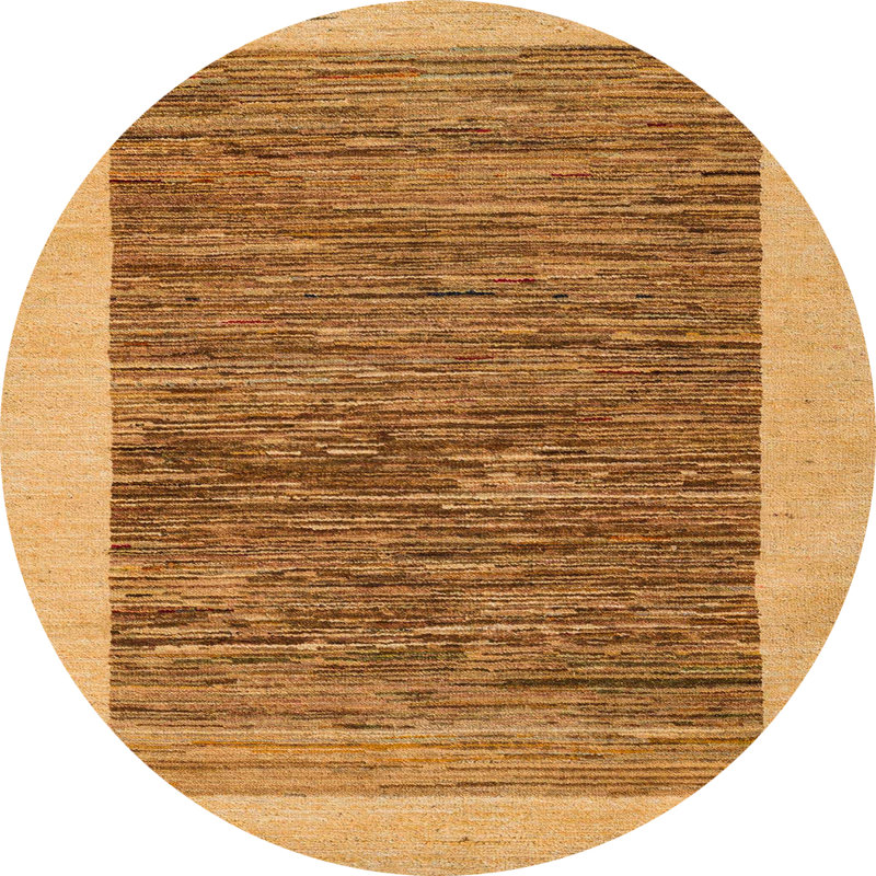 Arnd Wool Abstract Indoor Rug, Round 4'