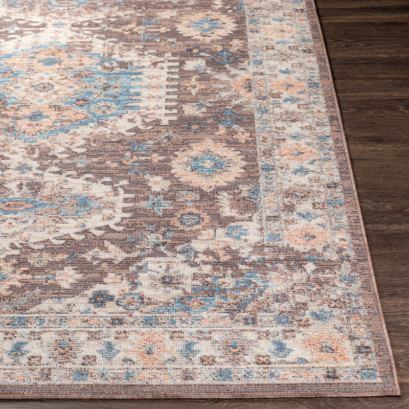 Gryska Oriental Indoor / Outdoor Rug, Rectangle 8'10" x 12'