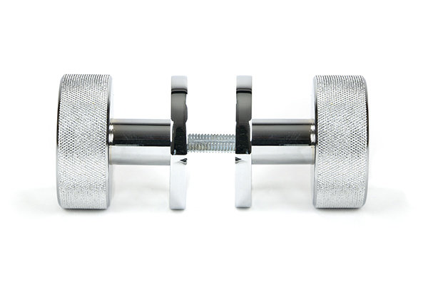Brompton Interior Mortise Knobset, Polished Chrome