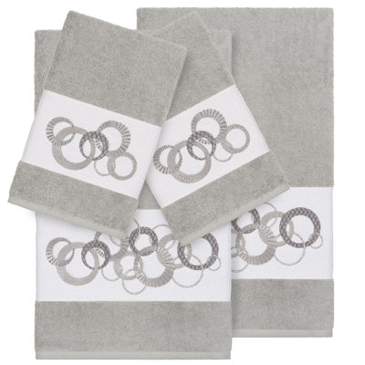 Annabelle 4 Piece Turkish Cotton Towel Set